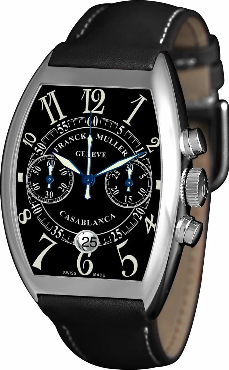 Franck Muller Mens Collection Cintree Curvex Casablanca 8885 C CC DT Black 8885 C CC DT Black — фото часов Franck Muller Mens Collection Cintree Curvex Casablanca 8885 C CC DT Black 8885 C CC DT Black — фото часов