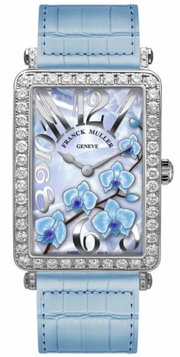 Franck Muller Ladies Collection Long Island 952 QZ ORC D White Gold Blue 952 QZ ORC D White Gold Blue — фото часов Franck Muller Ladies Collection Long Island 952 QZ ORC D White Gold Blue 952 QZ ORC D White Gold Blue — фото часов