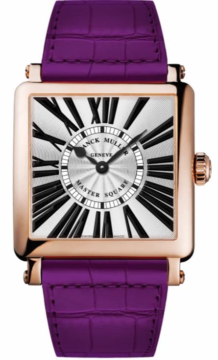 Franck Muller Ladies Collection Master Square 6000 H SC DT COL DRM R Rose Gold 6000 H SC DT COL DRM R Rose Gold — фото часов Franck Muller Ladies Collection Master Square 6000 H SC DT COL DRM R Rose Gold 6000 H SC DT COL DRM R Rose Gold — фото часов