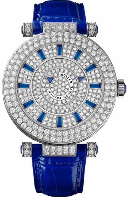 Franck Muller Ladies Collection Round Double Mystery 42 DM D 2R CD Blue 42 DM D 2R CD Blue — фото часов Franck Muller Ladies Collection Round Double Mystery 42 DM D 2R CD Blue 42 DM D 2R CD Blue — фото часов