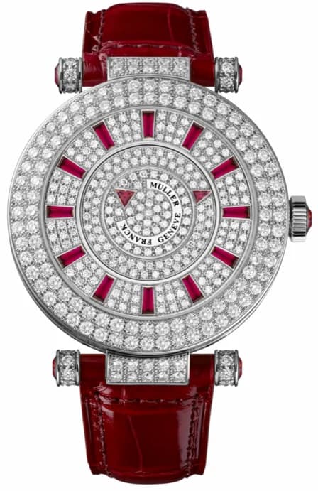 Franck Muller Ladies Collection Round Double Mystery 42 DM D 2R CD Red 42 DM D 2R CD Red