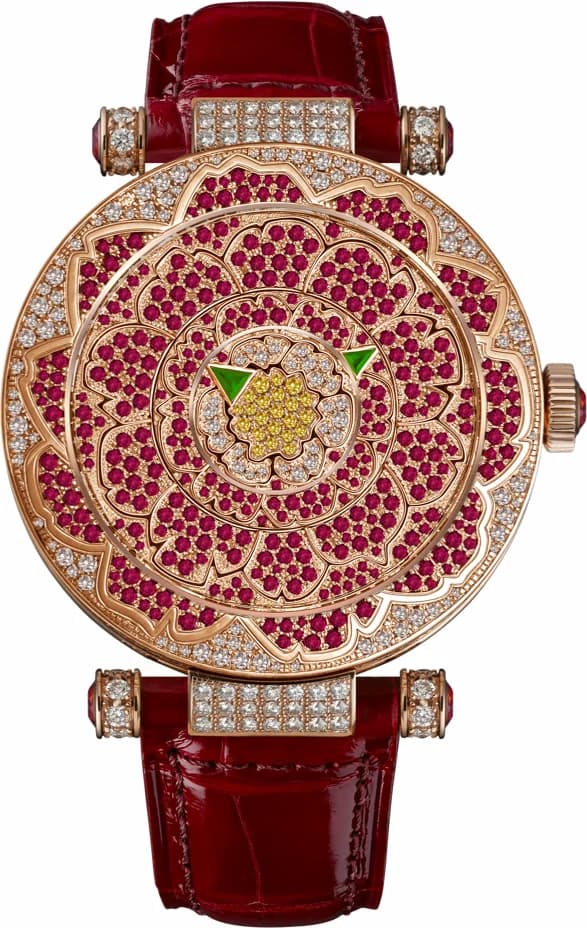 Franck Muller Round Double Mystery Peony 42 DM D CD PEO RG 42 DM D CD PEO RG — фото часов Franck Muller Round Double Mystery Peony 42 DM D CD PEO RG 42 DM D CD PEO RG — фото часов