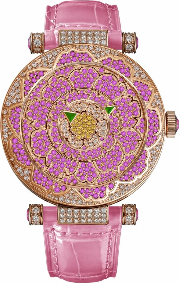 Franck Muller Round Double Mystery Peony 42 DM D CD PEO RS 42 DM D CD PEO RS