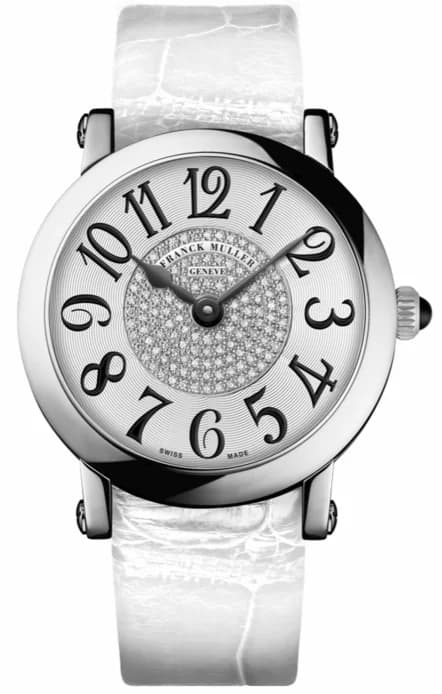 Franck Muller Ladies Collection Round Classic 8038 QZ CD 1P White 8038 QZ CD 1P White