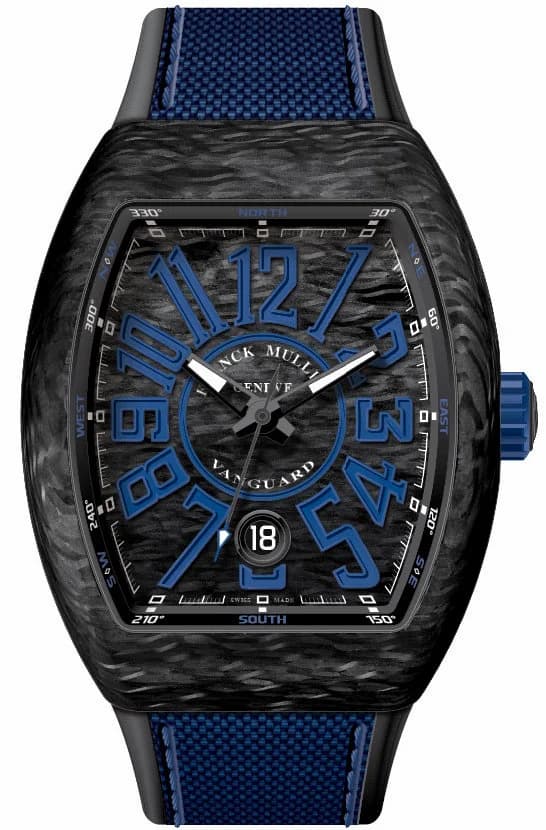 Franck Muller Mens Collection Vanguard V 41 SC DT CARBON.BL BL V 41 SC DT CARBON-BL BL — фото часов Franck Muller Mens Collection Vanguard V 41 SC DT CARBON.BL BL V 41 SC DT CARBON-BL BL — фото часов