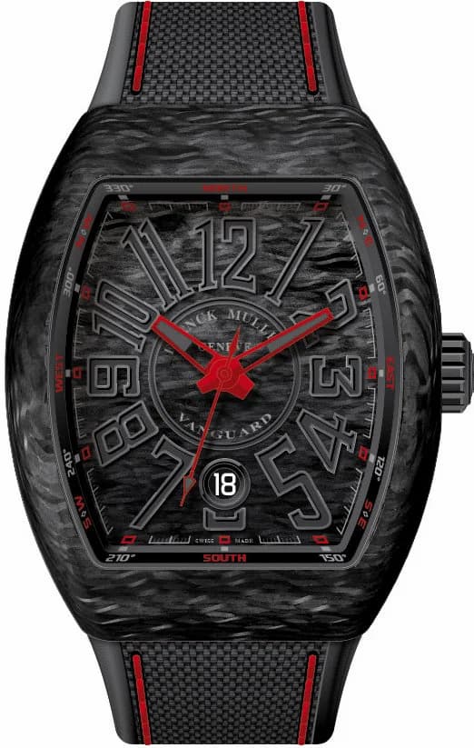 Franck Muller Mens Collection Vanguard V 41 SC DT CARBON.ER V 41 SC DT CARBON-ER