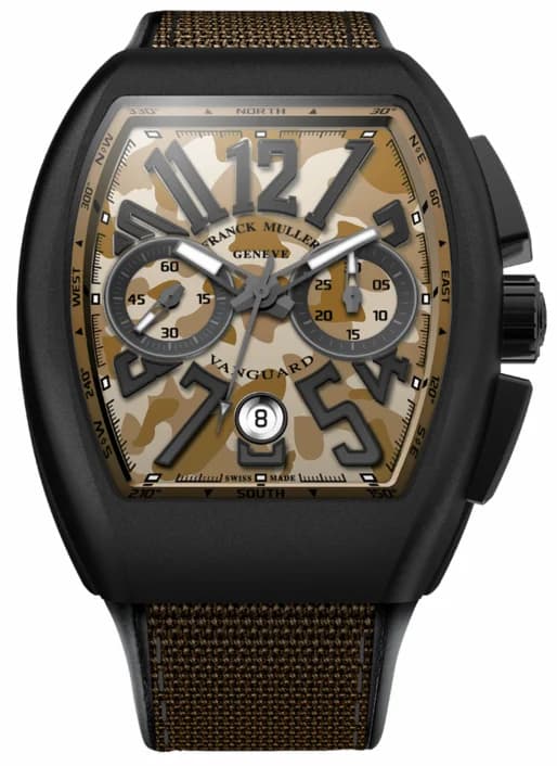 Franck Muller Mens Collection Vanguard Camouflage V 45 CC DT CAMOU Hacks V 45 CC DT CAMOU Hacks — фото часов Franck Muller Mens Collection Vanguard Camouflage V 45 CC DT CAMOU Hacks V 45 CC DT CAMOU Hacks — фото часов