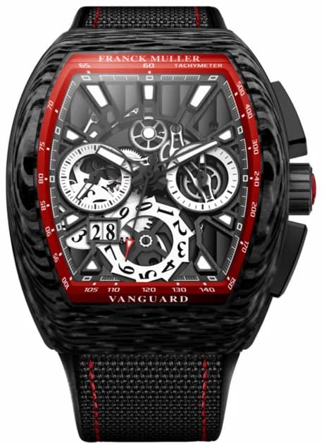 Franck Muller Mens Collection Vanguard Grand Date V 45 CC GD SQT CARBONE V 45 CC GD SQT CARBONE — фото часов Franck Muller Mens Collection Vanguard Grand Date V 45 CC GD SQT CARBONE V 45 CC GD SQT CARBONE — фото часов