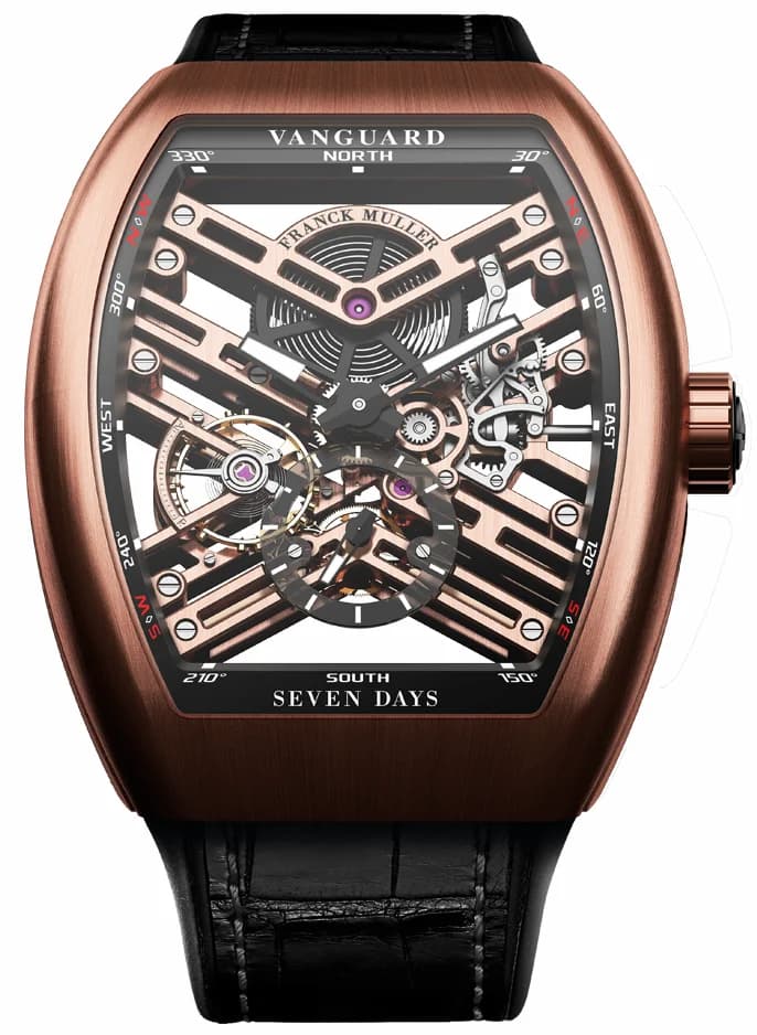 Franck Muller Mens Collection Vanguard Skeleton V 45 S6 SQT Gold V 45 S6 SQT Gold — фото часов Franck Muller Mens Collection Vanguard Skeleton V 45 S6 SQT Gold V 45 S6 SQT Gold — фото часов