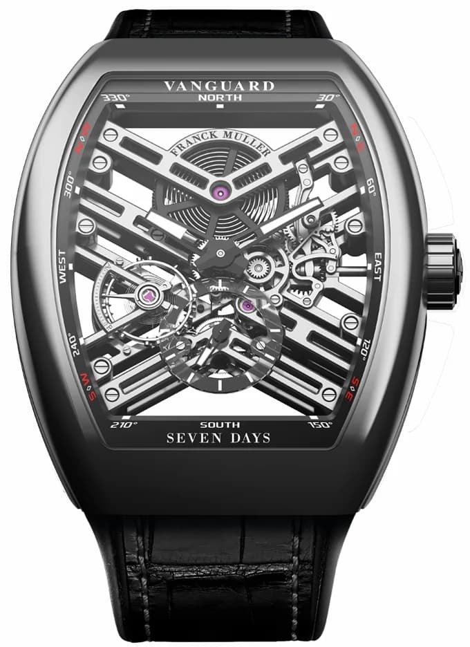 Franck Muller Mens Collection Vanguard Skeleton V 45 S6 SQT Steel V 45 S6 SQT Steel — фото часов Franck Muller Mens Collection Vanguard Skeleton V 45 S6 SQT Steel V 45 S6 SQT Steel — фото часов