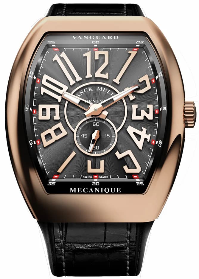 Franck Muller Mens Collection Vanguard Slim V 45 S S6 Gold V 45 SC DT BR — фото часов Franck Muller Mens Collection Vanguard Slim V 45 S S6 Gold V 45 SC DT BR — фото часов