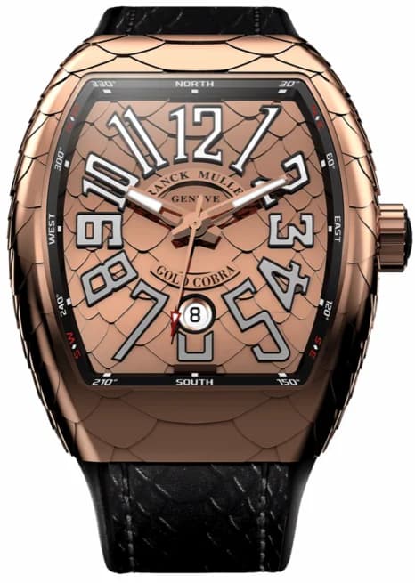 Franck Muller Mens Collection Vanguard Cobra V 45 SC DT GOLD COBRA V 45 SC DT GOLD COBRA — фото часов Franck Muller Mens Collection Vanguard Cobra V 45 SC DT GOLD COBRA V 45 SC DT GOLD COBRA — фото часов