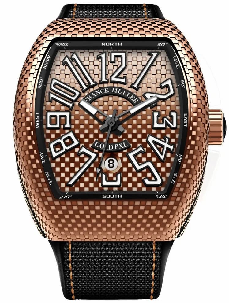 Franck Muller Mens Collection Vanguard V 45 SC DT GOLD PXL 5N NR V 45 SC DT GOLD PXL 5N NR — фото часов Franck Muller Mens Collection Vanguard V 45 SC DT GOLD PXL 5N NR V 45 SC DT GOLD PXL 5N NR — фото часов