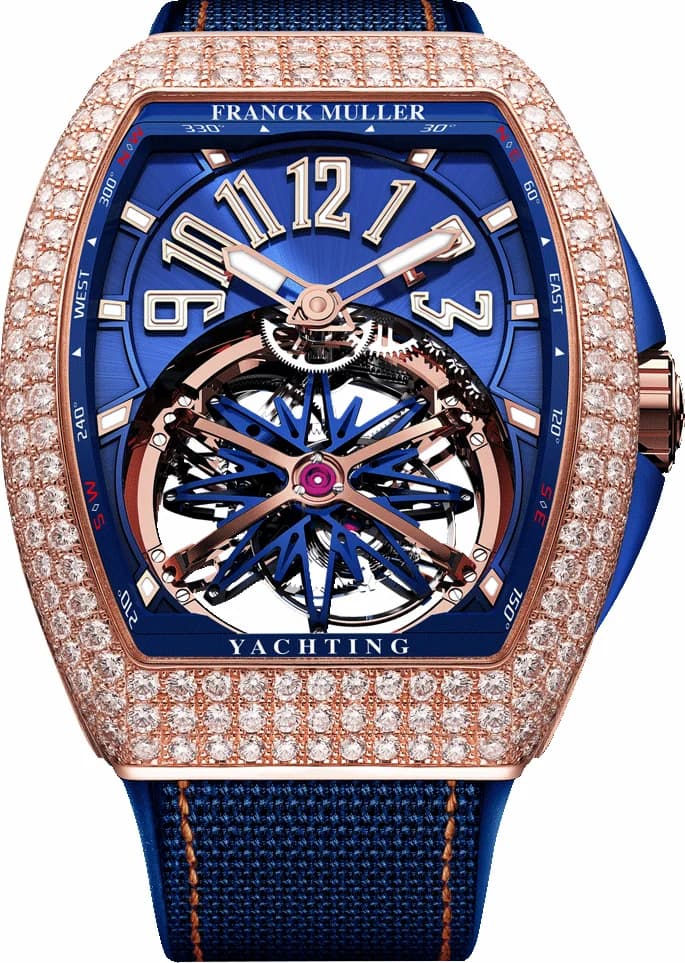 Franck Muller Mens Collection Gravity Vanguard Yachting V 45 T GR CS BL D RG V 45 T GR CS BL D RG — фото часов Franck Muller Mens Collection Gravity Vanguard Yachting V 45 T GR CS BL D RG V 45 T GR CS BL D RG — фото часов