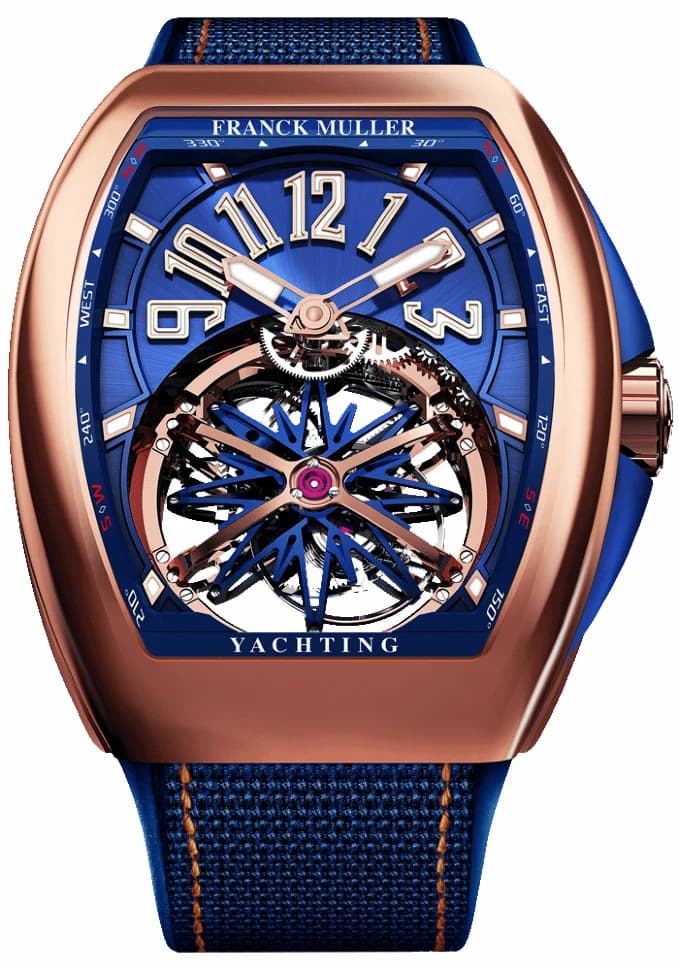 Franck Muller Mens Collection Gravity Vanguard Yachting V 45 T GR CS BL RG V 45 T GR CS BL RG — фото часов Franck Muller Mens Collection Gravity Vanguard Yachting V 45 T GR CS BL RG V 45 T GR CS BL RG — фото часов