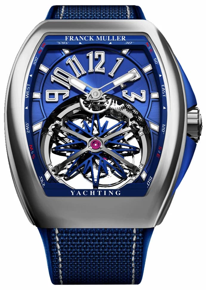 Franck Muller Mens Collection Gravity Vanguard Yachting V 45 T GR CS BL ST V 45 T GR CS BL ST — фото часов Franck Muller Mens Collection Gravity Vanguard Yachting V 45 T GR CS BL ST V 45 T GR CS BL ST — фото часов