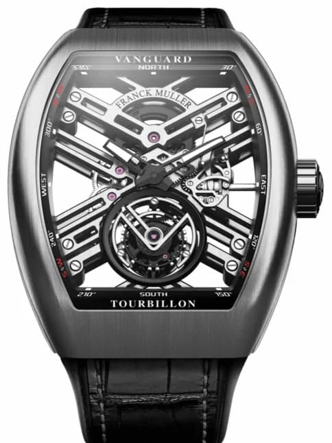 Franck Muller Mens Collection Vanguard Skeleton V 45 T SQT BR Steel V 45 T SQT BR Steel — фото часов Franck Muller Mens Collection Vanguard Skeleton V 45 T SQT BR Steel V 45 T SQT BR Steel — фото часов