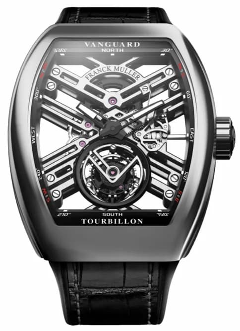 Franck Muller Mens Collection Vanguard Skeleton V 45 T SQT Steel V 45 T SQT Steel — фото часов Franck Muller Mens Collection Vanguard Skeleton V 45 T SQT Steel V 45 T SQT Steel — фото часов