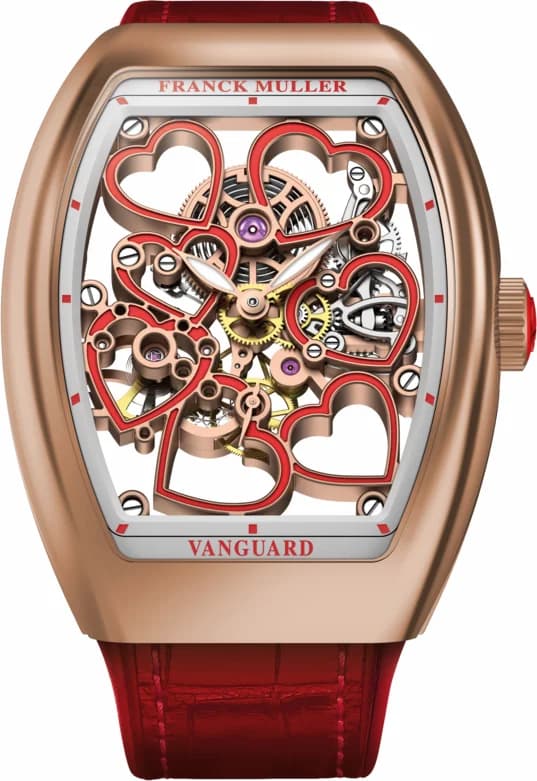 Franck Muller Vanguard Heart Skeleton V38 S6 SQT HEART GOLD V38 S6 SQT HEART GOLD — фото часов Franck Muller Vanguard Heart Skeleton V38 S6 SQT HEART GOLD V38 S6 SQT HEART GOLD — фото часов