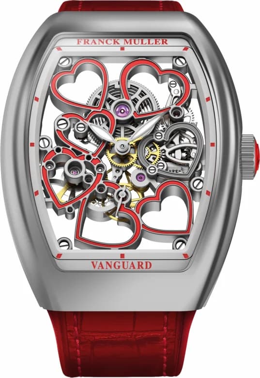 Franck Muller Vanguard Heart Skeleton V38 S6 SQT HEART V38 S6 SQT HEART — фото часов Franck Muller Vanguard Heart Skeleton V38 S6 SQT HEART V38 S6 SQT HEART — фото часов