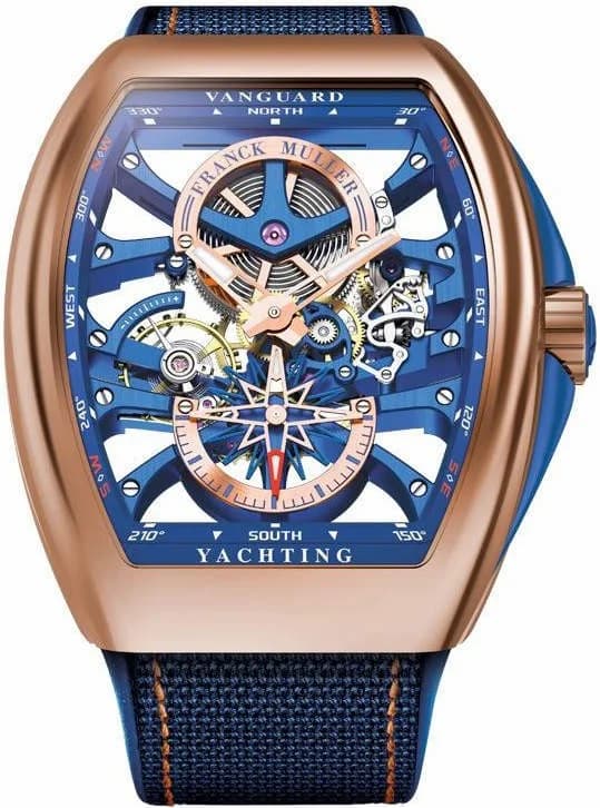 Franck Muller Vanguard S6 Yachting V45 S6 YACHT GOLD V45 S6 YACHT GOLD — фото часов Franck Muller Vanguard S6 Yachting V45 S6 YACHT GOLD V45 S6 YACHT GOLD — фото часов