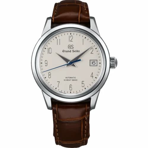 Grand Seiko Automatic Hi Beat 36000 Stainless Steel / Ivory Arabic / Strap SBGH213