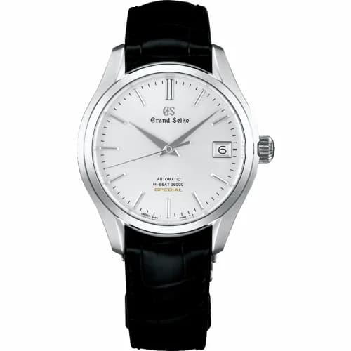 Grand Seiko Automatic Hi Beat 36000 Special White Gold / White / Strap SBGH219