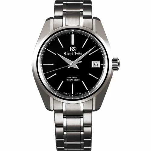 Grand Seiko Automatic Hi Beat 36000 Titanium/ Black / Bracelet SBGH245