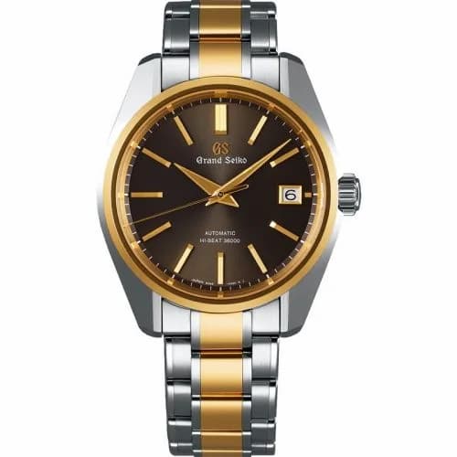 Grand Seiko Automatic Hi Beat 36000 Stainless Steel / Yellow Gold / Brown / Bracelet SBGH254 — фото часов Grand Seiko Automatic Hi Beat 36000 Stainless Steel / Yellow Gold / Brown / Bracelet SBGH254 — фото часов