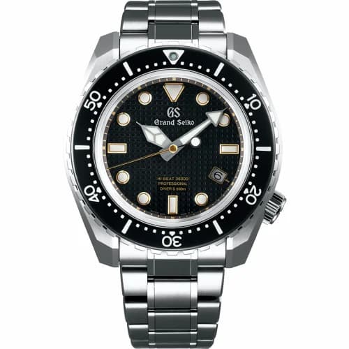 Grand Seiko Automatic Hi-Beat 36000 Professional 600 m Diver's Titanium / Black / Bracelet SBGH255