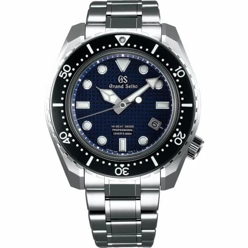 Grand Seiko Automatic Hi-Beat 36000 Professional 600 m Diver's Titanium / Blue / Bracelet / Limited Edition SBGH257