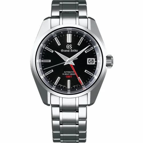 Grand Seiko Automatic Hi Beat 36000 GMT Stainless Steel / Black / Bracelet SBGJ203