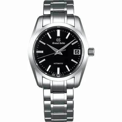 Grand Seiko Automatic Date Stainless Steel / Black / Bracelet SBGR253