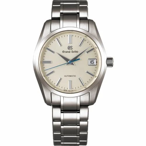 Grand Seiko Automatic Date Titanium / Silver / Bracelet SBGR259