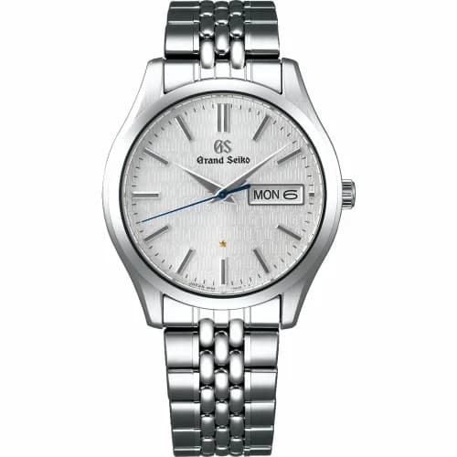 Grand Seiko Quartz Day Date Stainless Steel / Silver / Caliber 9F 25th Anniversary Limited Edition SBGT241