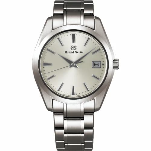 Grand Seiko Quartz Titanium / Silver / Bracelet SBGV229