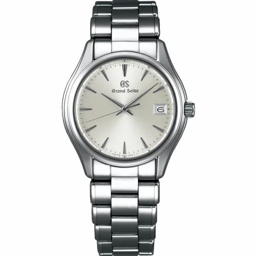 Grand Seiko Quartz Date Stainless Steel / Silver / Bracelet SBGX205