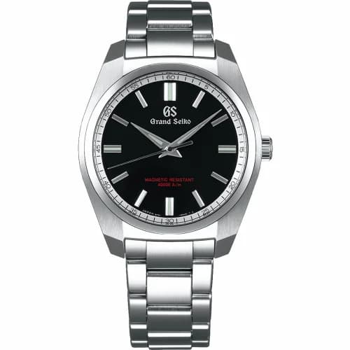 Grand Seiko Quartz Anti-Magnetic Stainless Steel / Black / Bracelet SBGX293