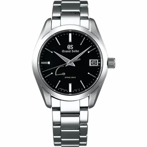 Grand Seiko Spring Drive Stainless Steel / Black / Bracelet SBGA285