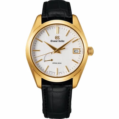 Grand Seiko Spring Drive Yellow Gold / Snowflake / Strap SBGA290