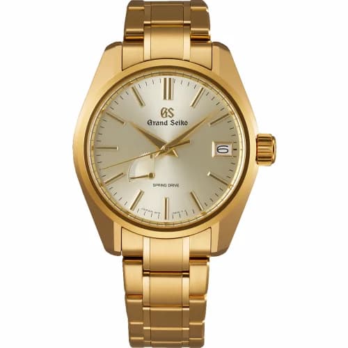 Grand Seiko Spring Drive Yellow Gold / Silver / Bracelet SBGA362
