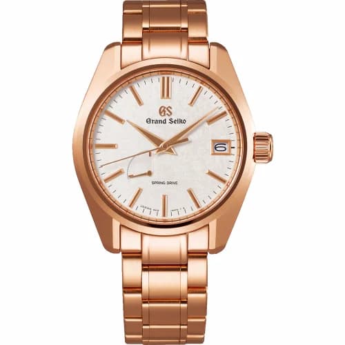 Grand Seiko Spring Drive Pink Gold / White / Bracelet SBGA364
