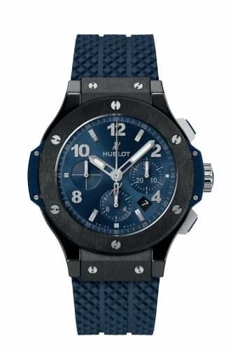 Hublot Big Bang Original 44 Ceramic / Blue / Rubber 301.CM.710.RX