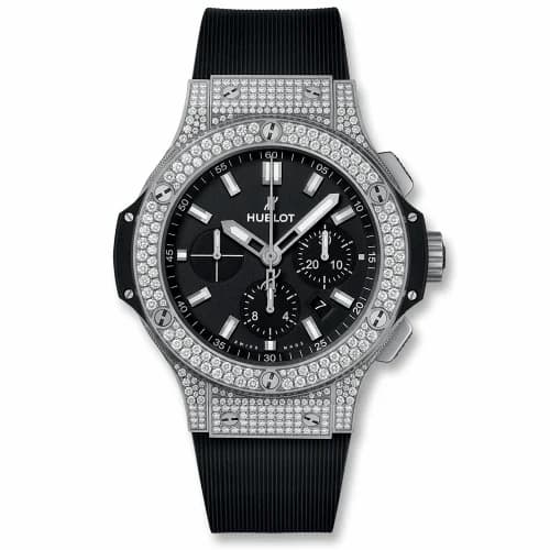 Hublot Big Bang 45 Stainless Steel / Pavé / Black 301.SX.1170.RX.1704