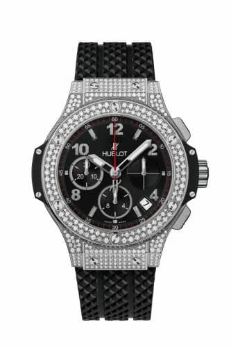 Hublot Big Bang Original 41 Stainless Steel / Pavé / Black 341.SX.130.RX.174