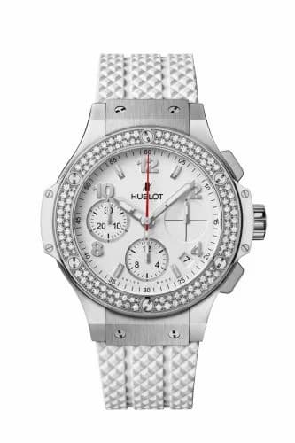 Hublot Big Bang Original 41 Stainless Steel - Diamond / White / Rubber 342.SE.230.RW.114