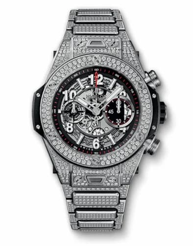Hublot Big Bang Unico 45 Titanium / Pavé / Bracelet 411.NX.1170.NX.3704