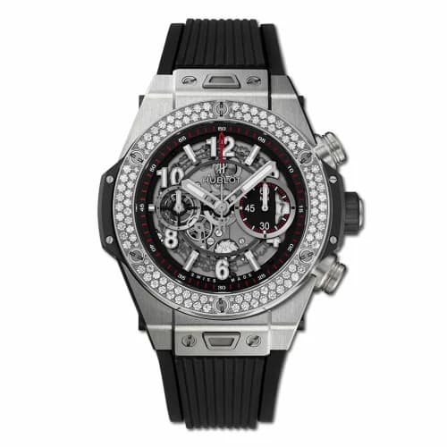 Hublot Big Bang Unico 45 Titanium / Diamonds / Black 411.NX.1170.RX.1104