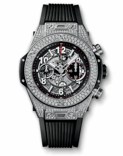 Hublot Big Bang Unico 45 Titanium / Pavé / Black 411.NX.1170.RX.1704