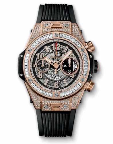 Hublot Big Bang Unico 45 King Gold / Jewelry / Black 411.OX.1180.RX.0904